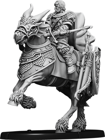 Saethwr Urien, Teyrn of Môn on Horse