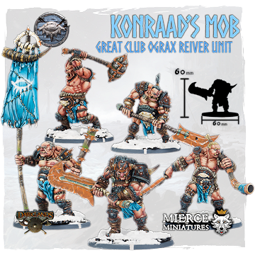 Konraad's Mob, Great Club Ograx Reiver Unit (5x warriors w cmd)
