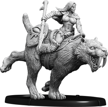 Shieldwall Aastrid, Thulean Raider Thuln on Feleacx