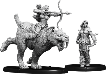 Hunter Aastrid, Thulean Raider Thuln on Foot and on Feleacx