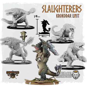 Slaughterers, Krokodar Unit (5x warriors) [half price]
