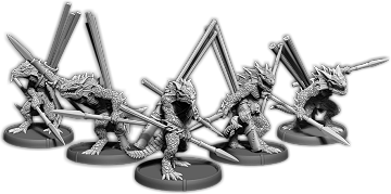Gukk's Javelins, Sávrakontar Unit (5x warriors)