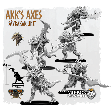 Akk's Axes, Great Axe Sávrakar Unit (5x warriors)